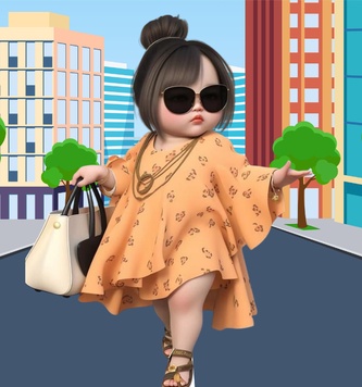 cartoon Girl Dp