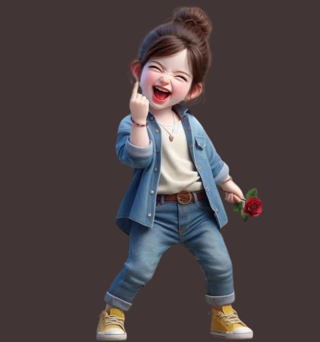 cartoon Girl Dp