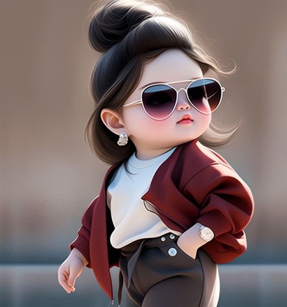 cartoon Girl Dp