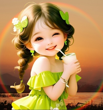 cartoon Girl Dp