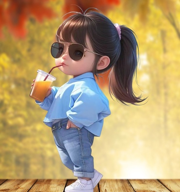 cartoon Girl Dp