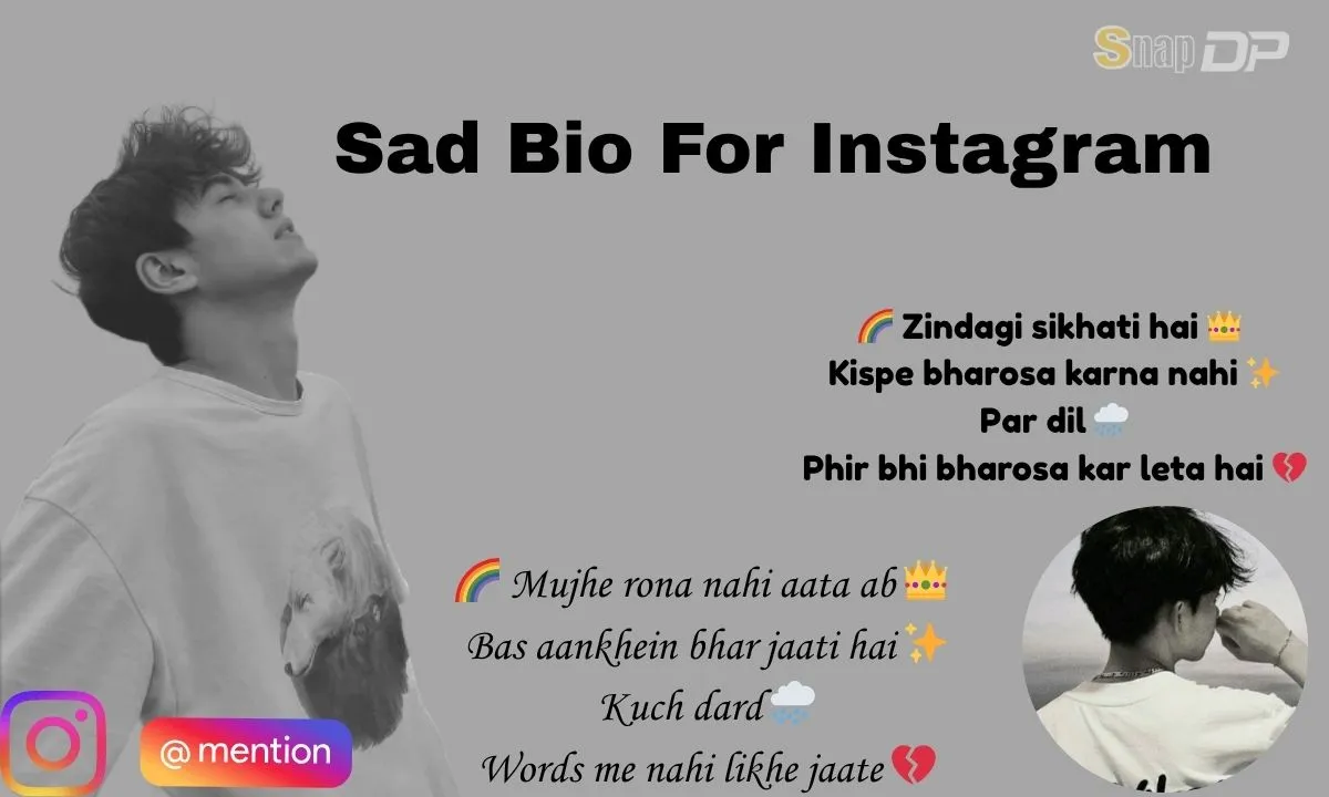 Sad Bio For Instagram
