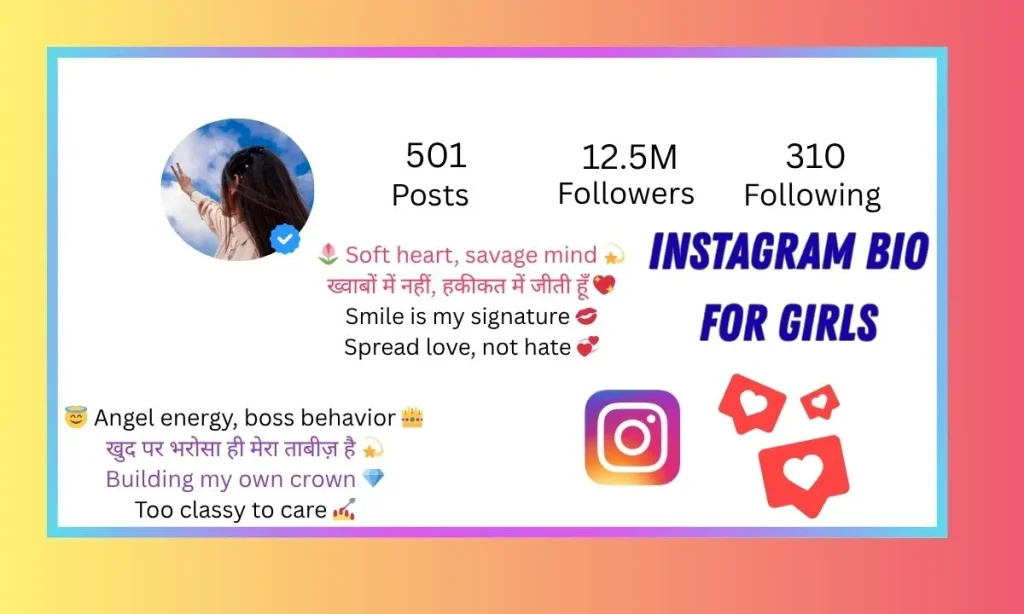instagram bio for girls