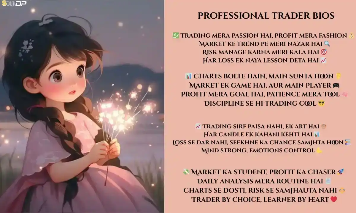 Professional Trader Bio for Instagram