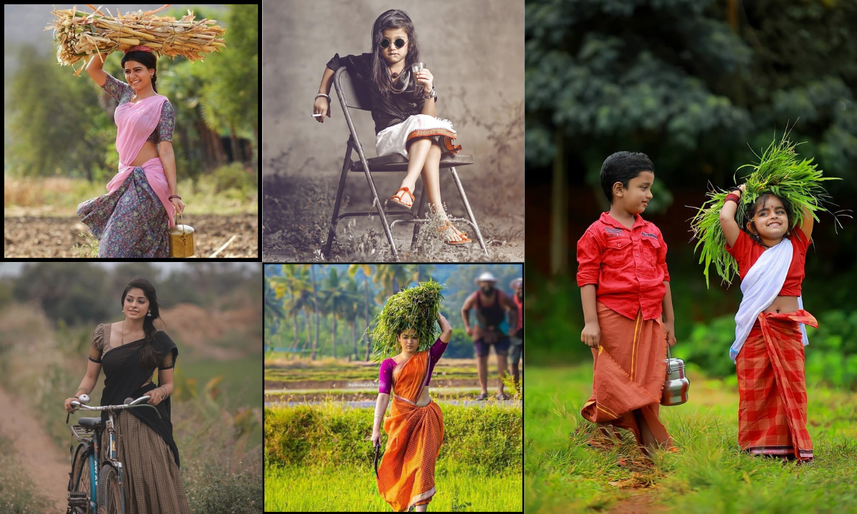 Simple Village Girl Photo DP