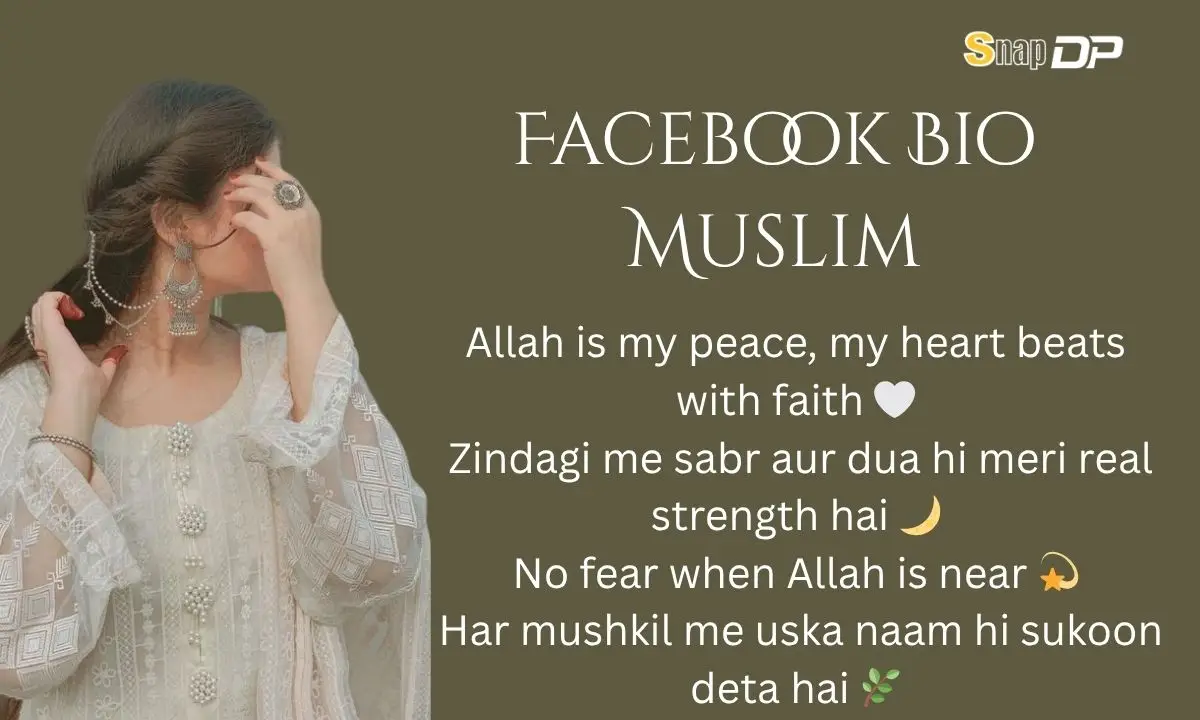 Facebook bio muslim