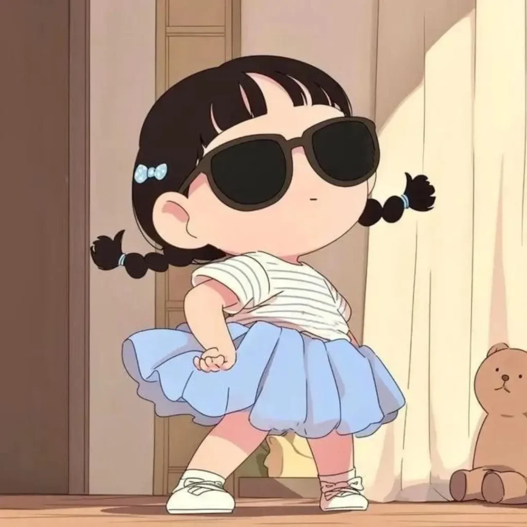 Instagram Girl DP Cartoon
