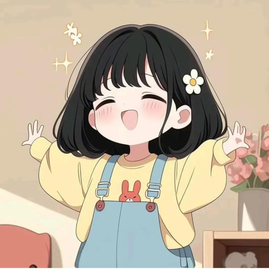 Instagram Girl DP Cartoon