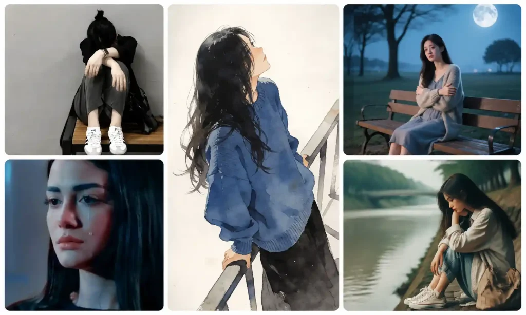 Sad DP Girl Alone