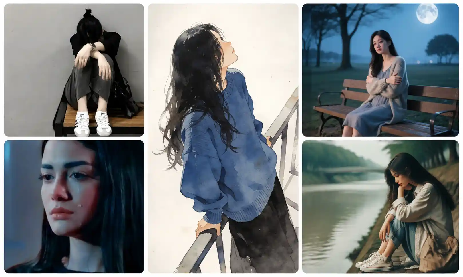 Sad DP Girl Alone