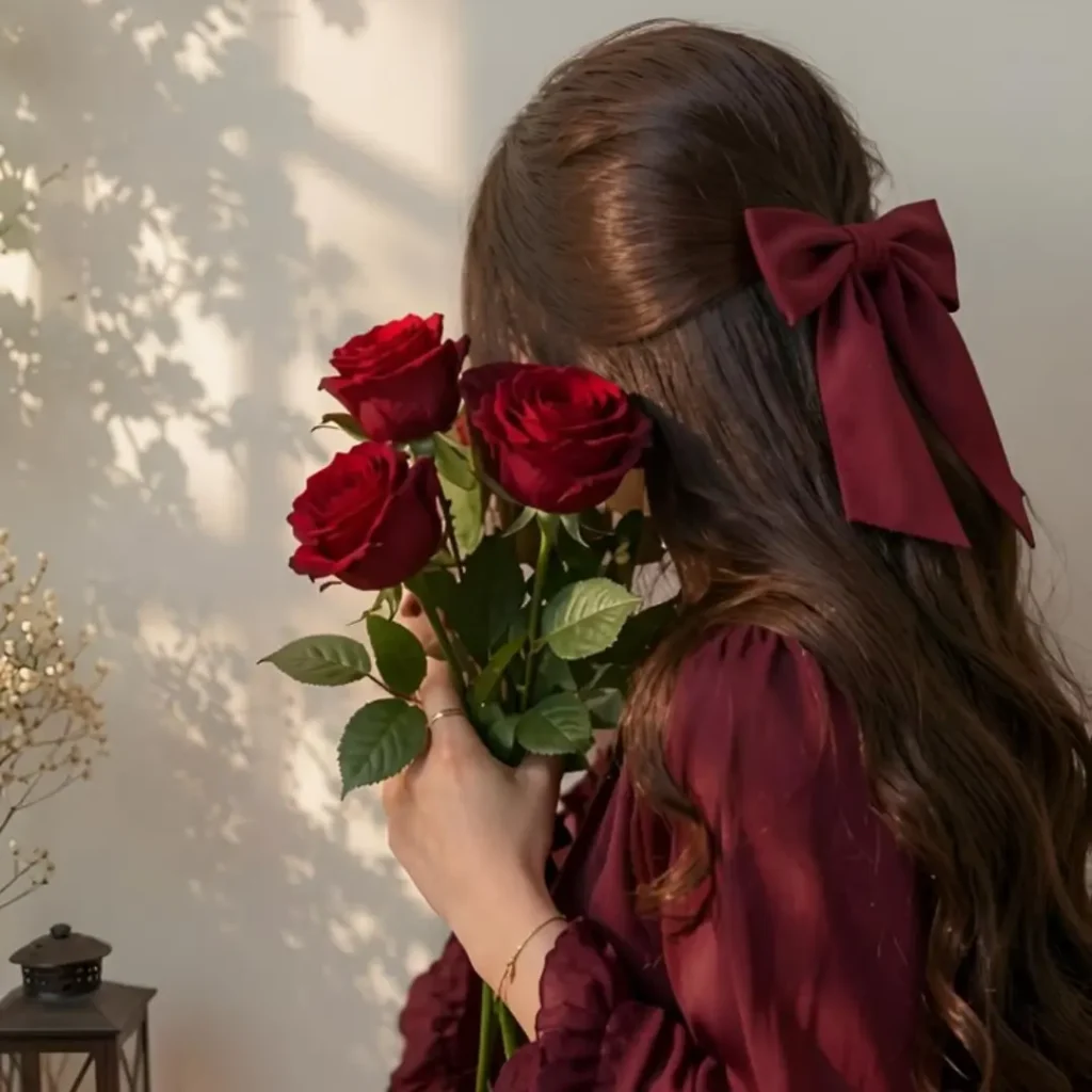 Beautiful Flowers DP Girl