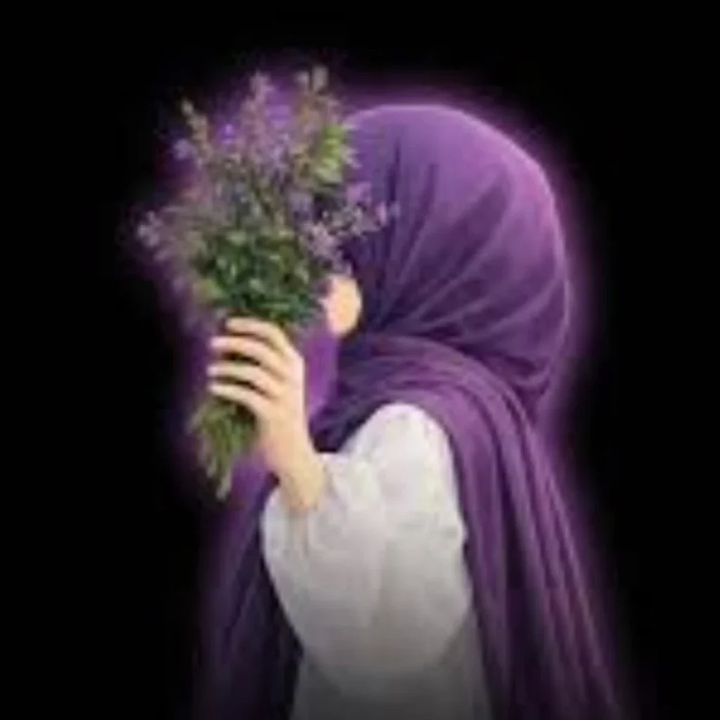 Hijab Girl With Flowers DP