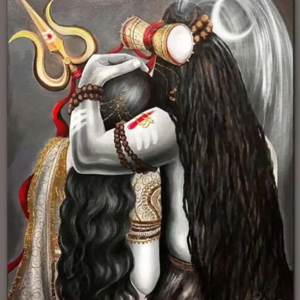 Trending Shiv Parvati DPs.