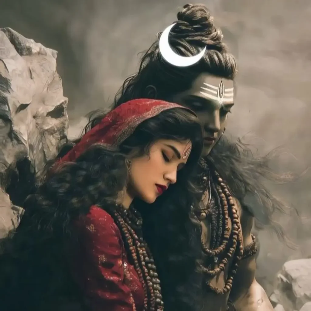 Trending Shiv Parvati DPs.