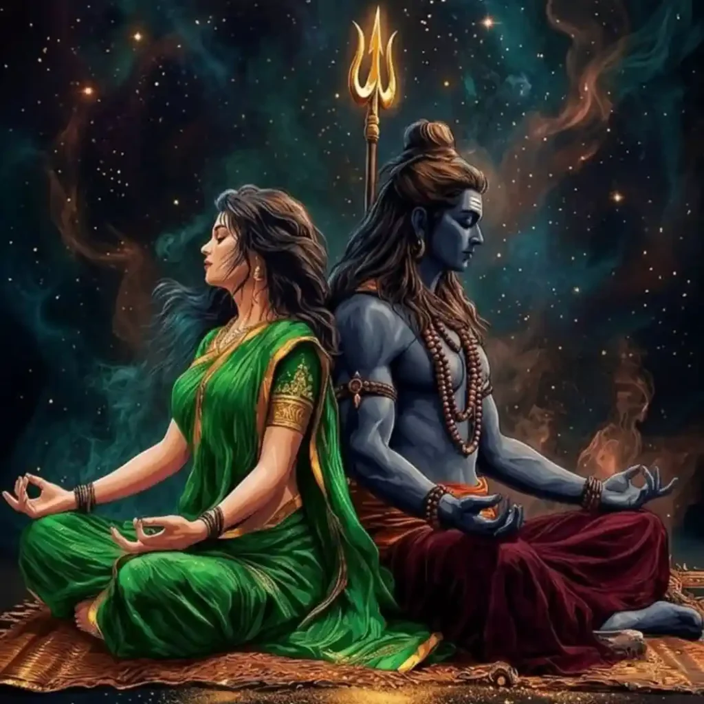 Shiv Parvati Pic DP Cute