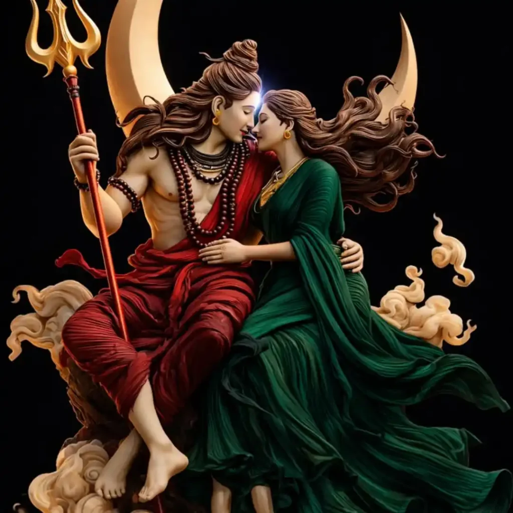 Shiv Parvati Pic DP Cute