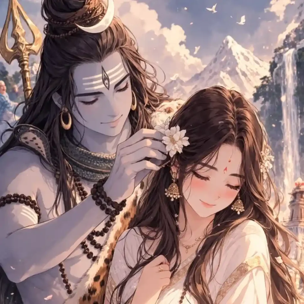Shiv Parvati Pic DP Cute
