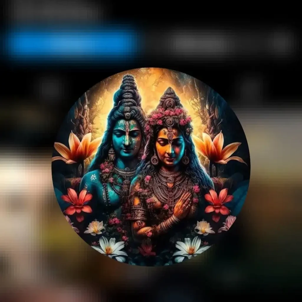 Shiv Parvati Pic DP Cute