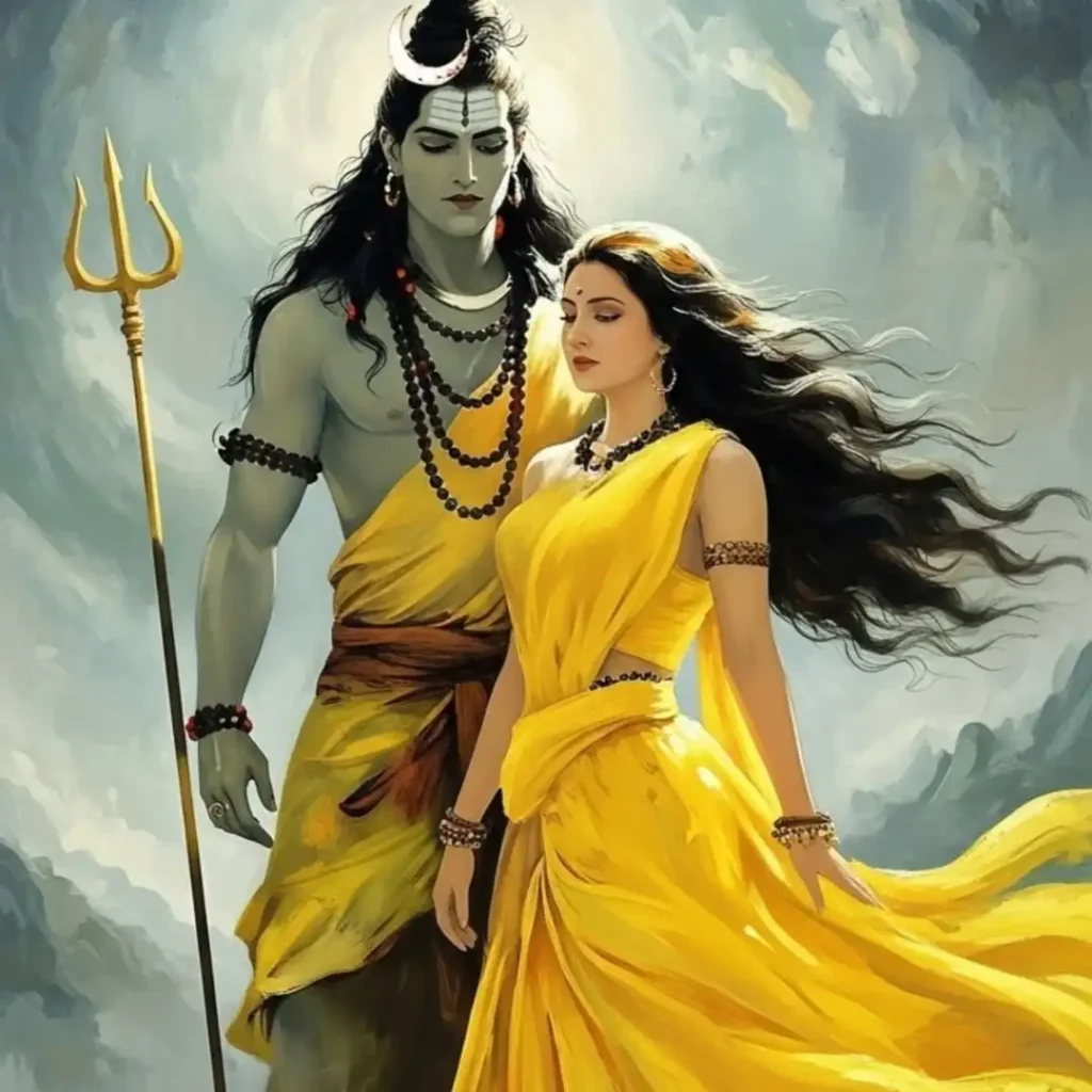 Trending Shiv Parvati DPs.