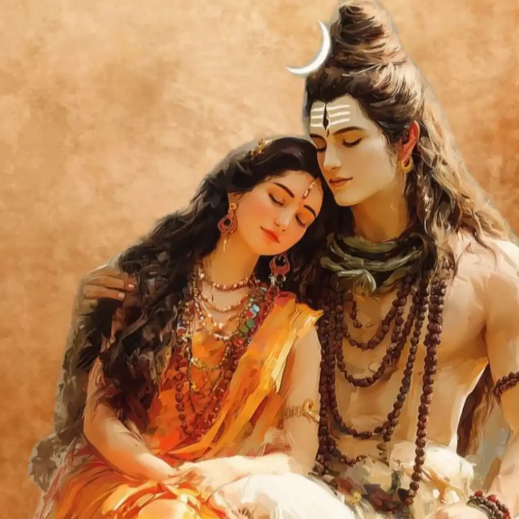 Trending Shiv Parvati DPs.