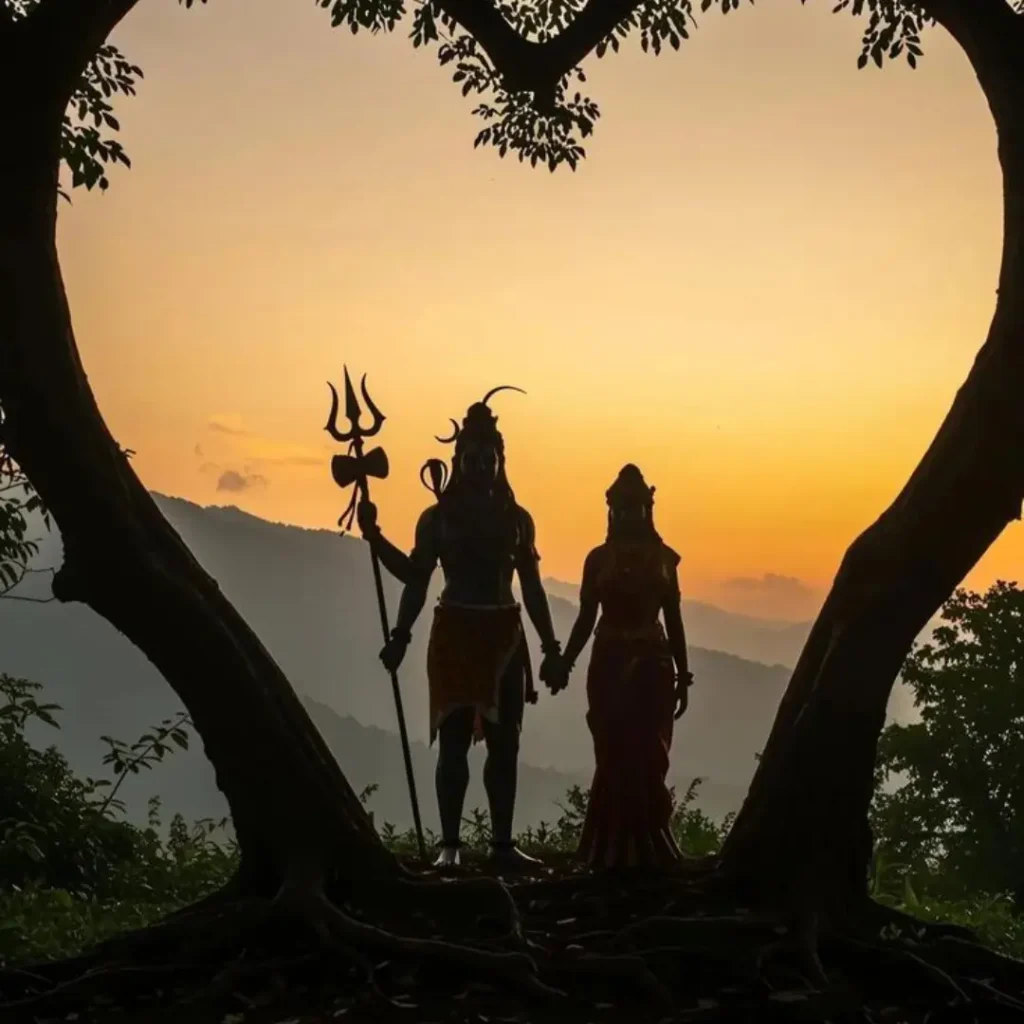 Trending Shiv Parvati DPs.