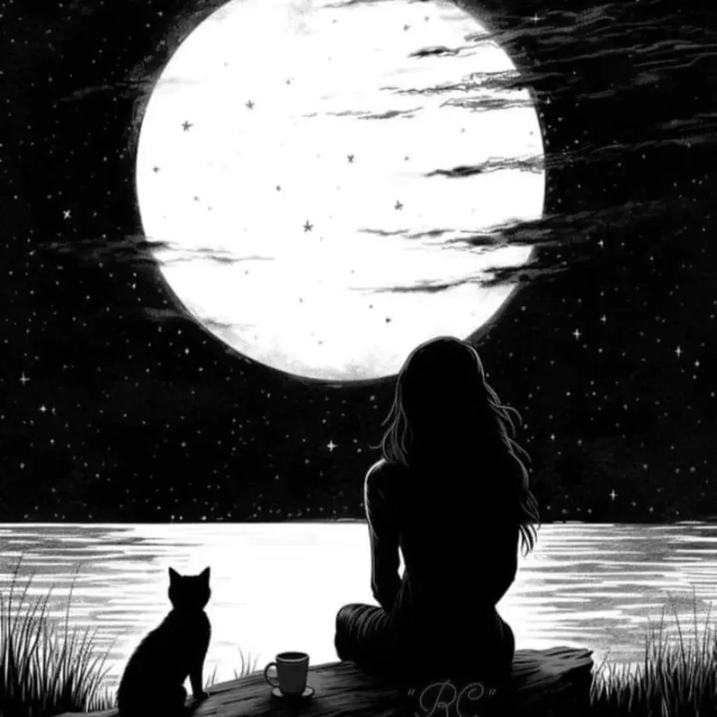 Insta DP For Girls Black Stylish Simple 