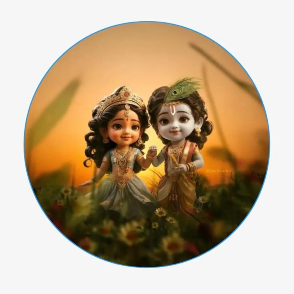 radha krishna dp hd images cartoon