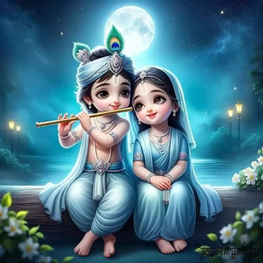 radha krishna dp hd images cartoon