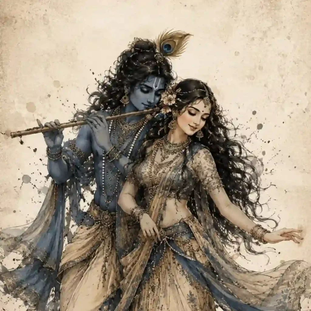 Radha Krishna Couple DP