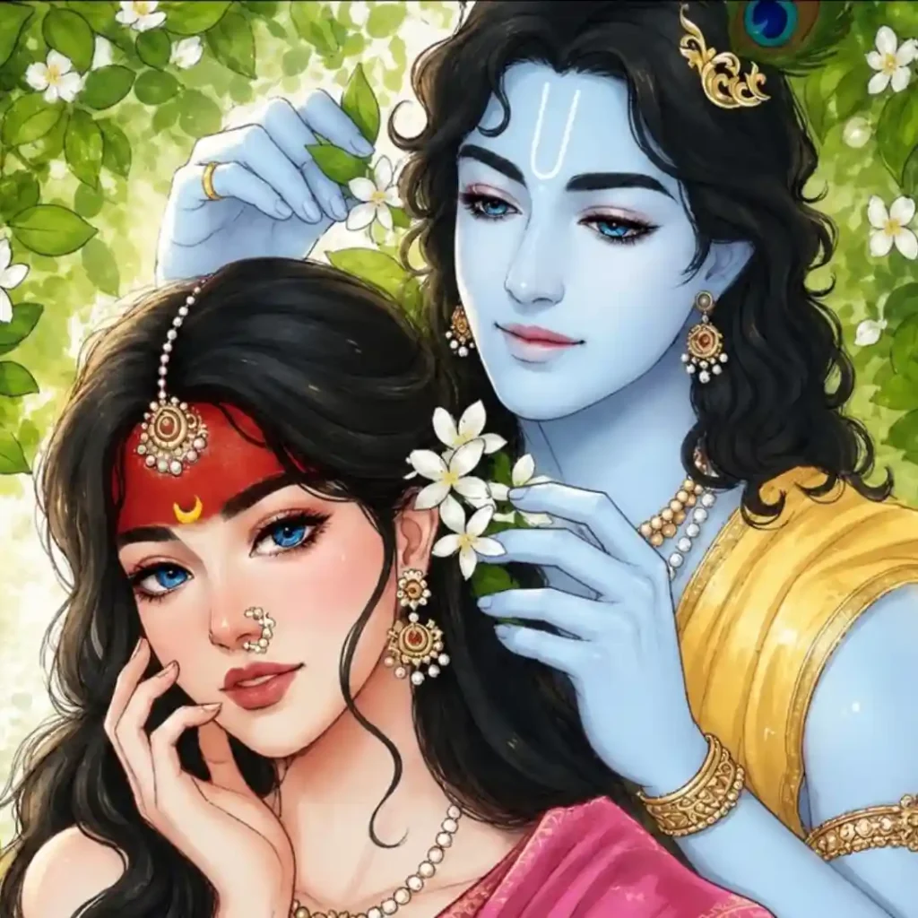 Radha Krishna Couple DP
