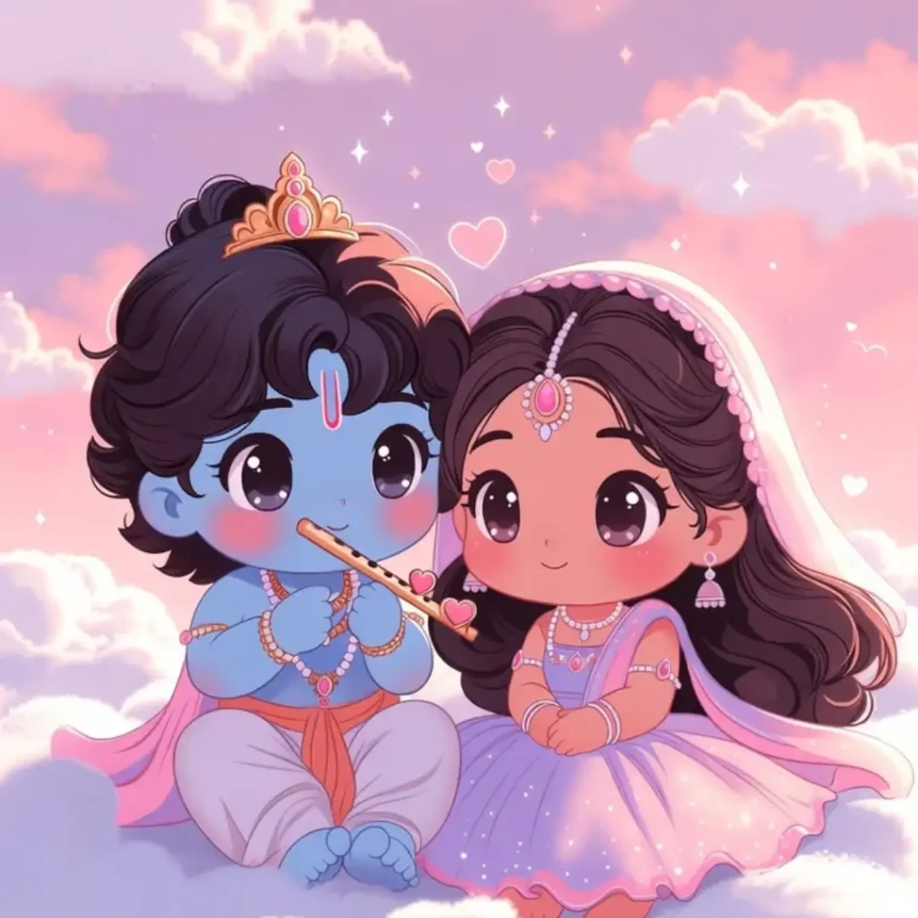 Radha Krishna Love DP