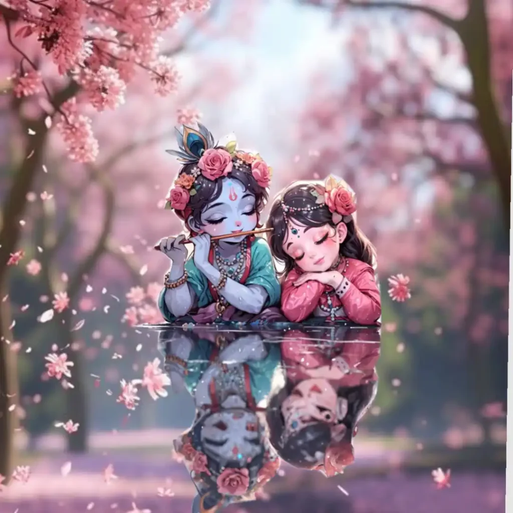 Radha Krishna Love DP