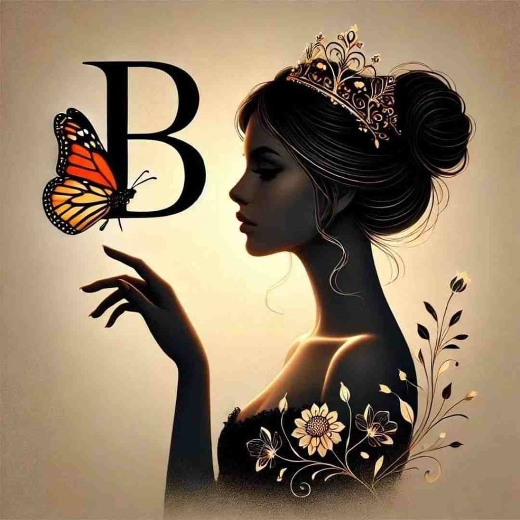 B name DP Stylish Girl