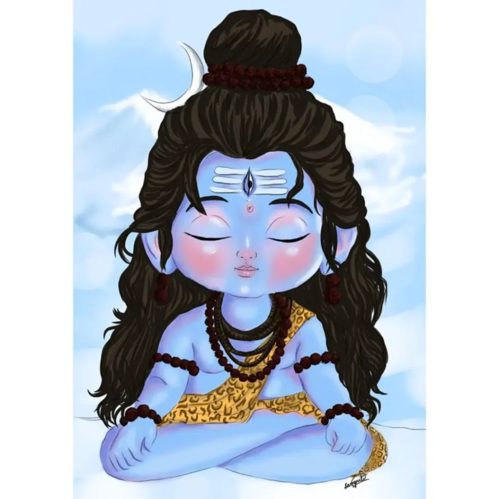 Bhole Baba DP Cartoon