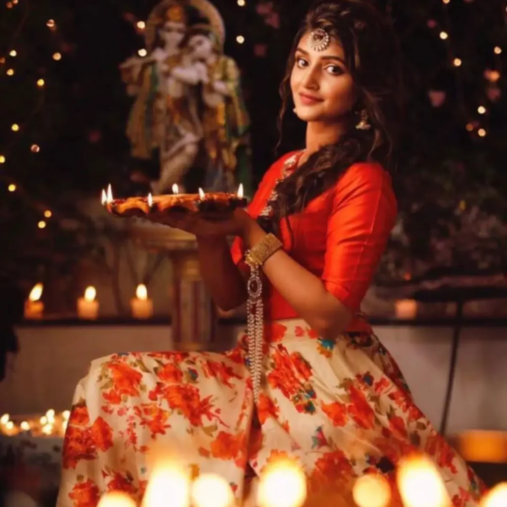Diwali DP Girl