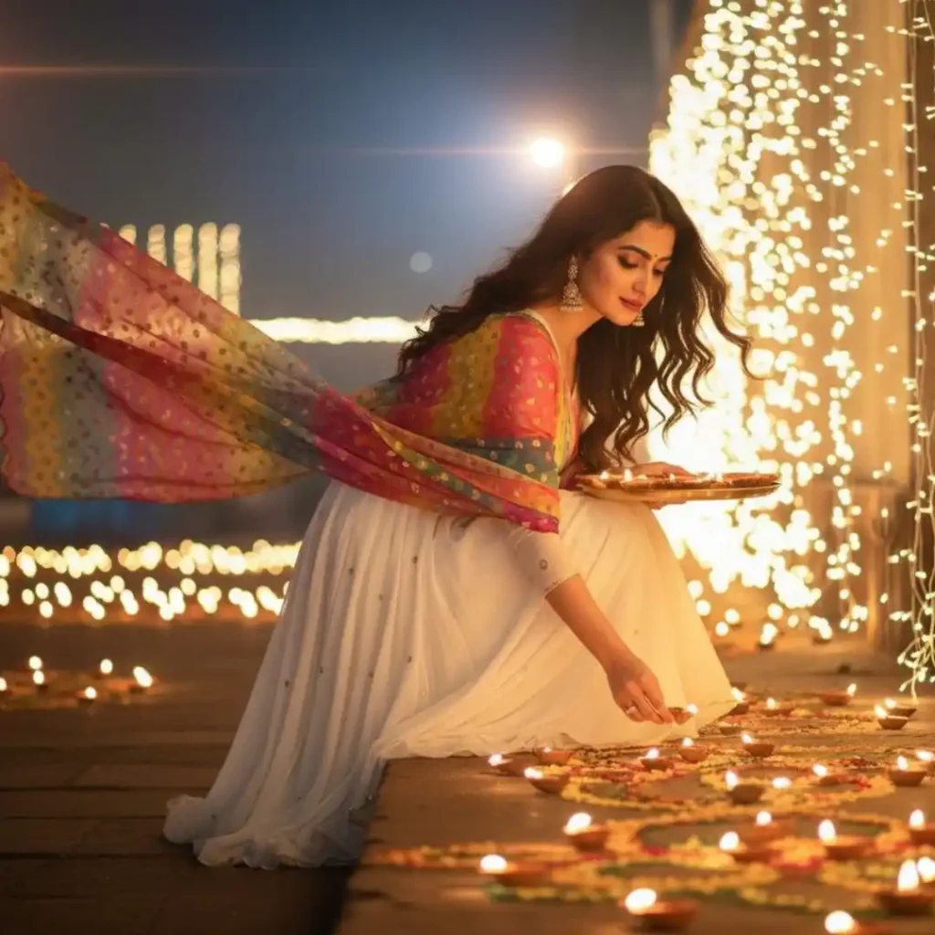Diwali DP Girl