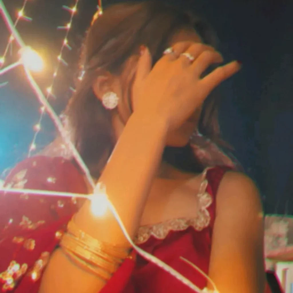 Diwali Puja Hidden Face Diwali DP Girl