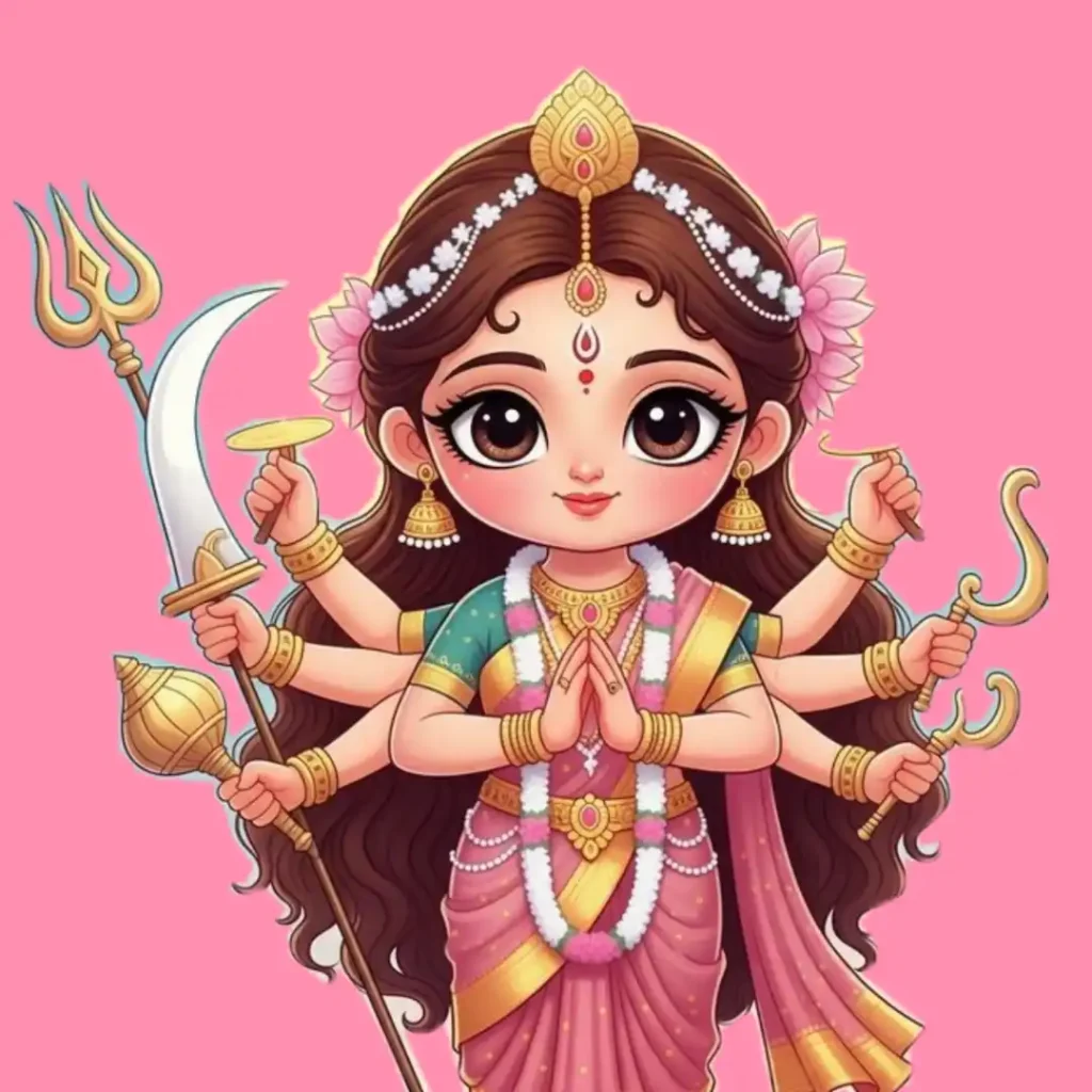 Cute Durga Maa DP