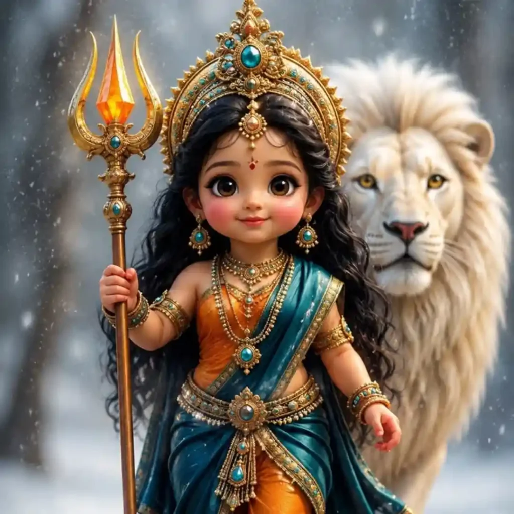 Cute Durga Maa DP