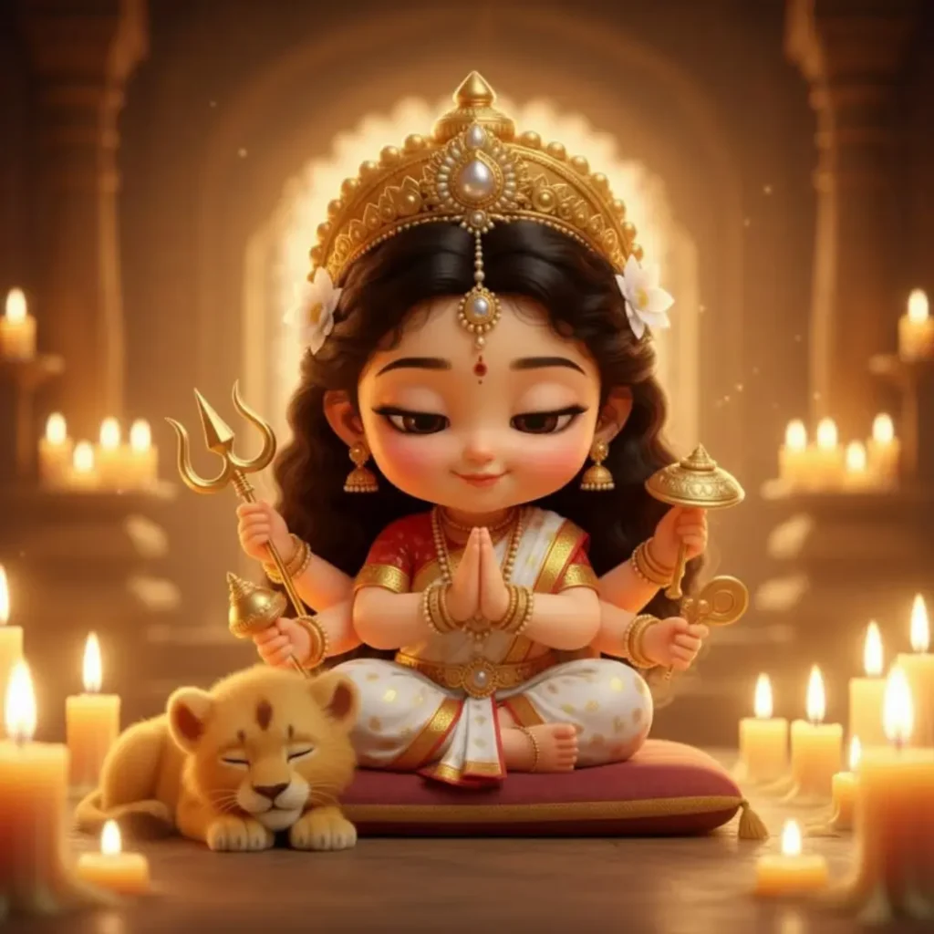 Cute Durga Maa DP