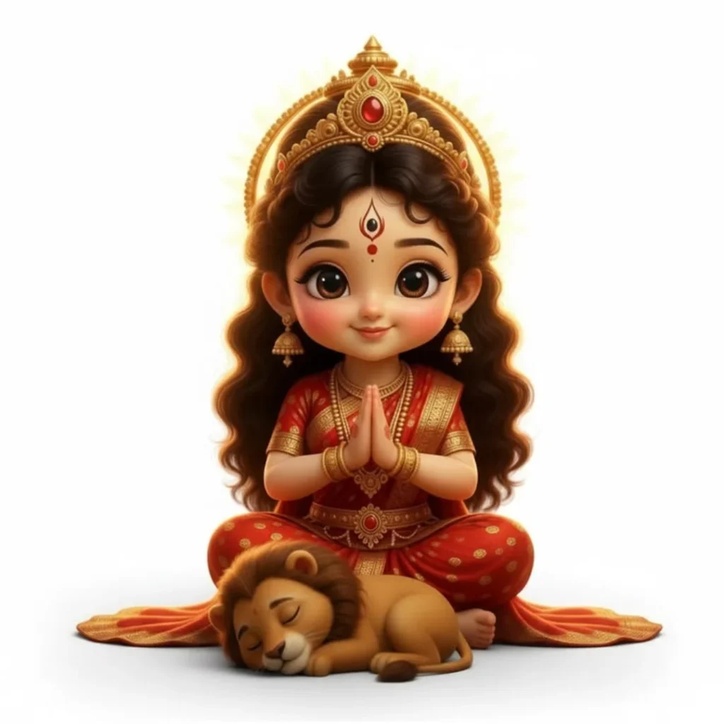 Cute Durga Maa DP