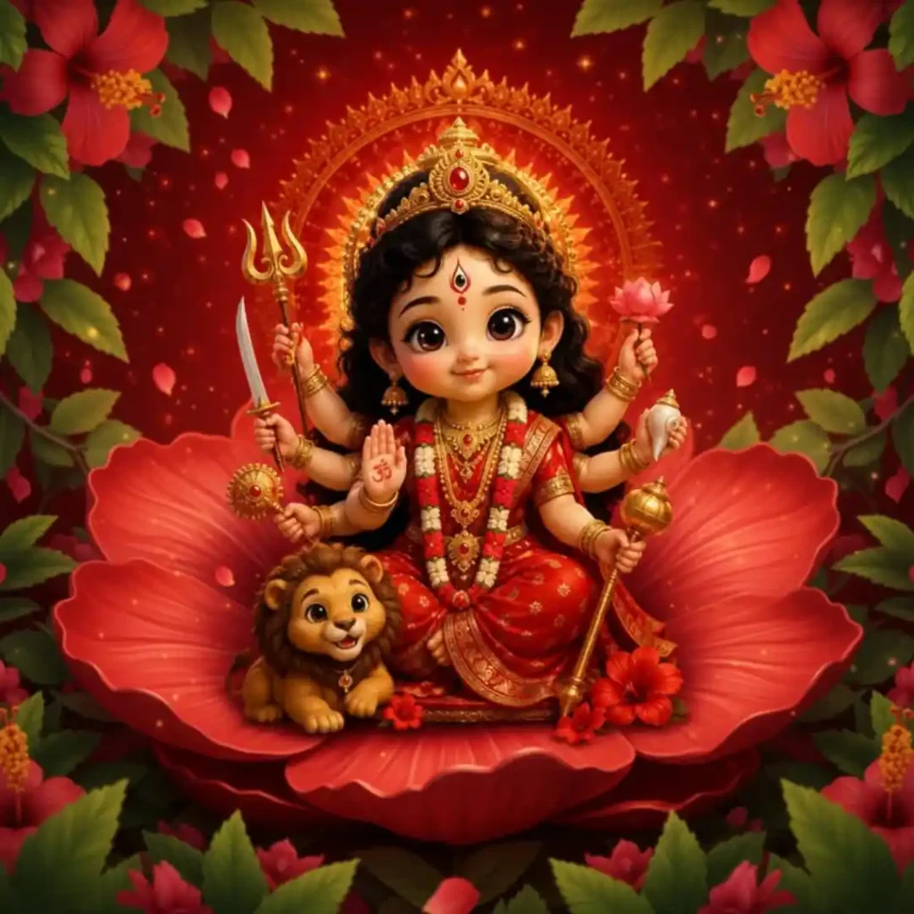 Cute Durga Maa DP