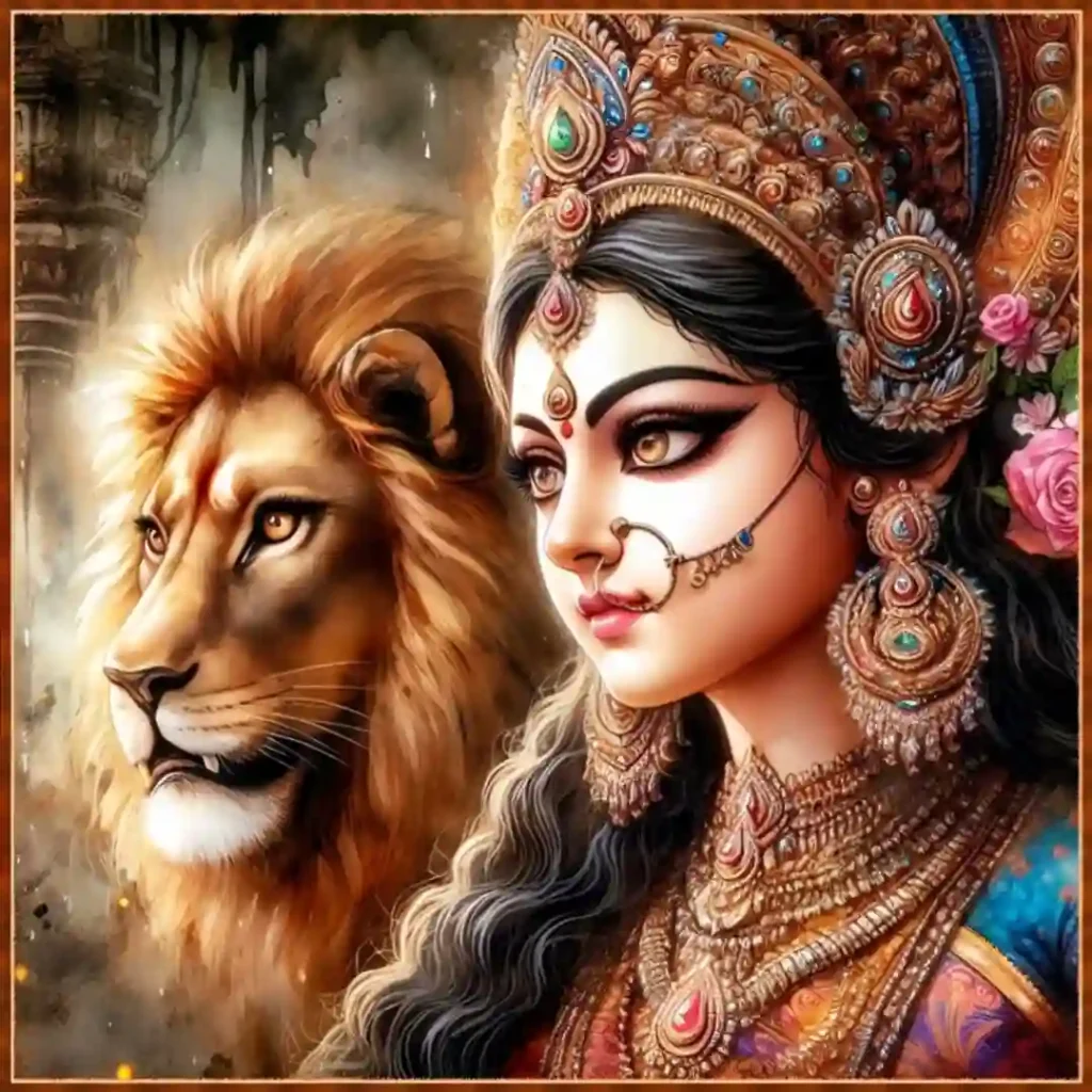 Aesthetic Durga Maa DP