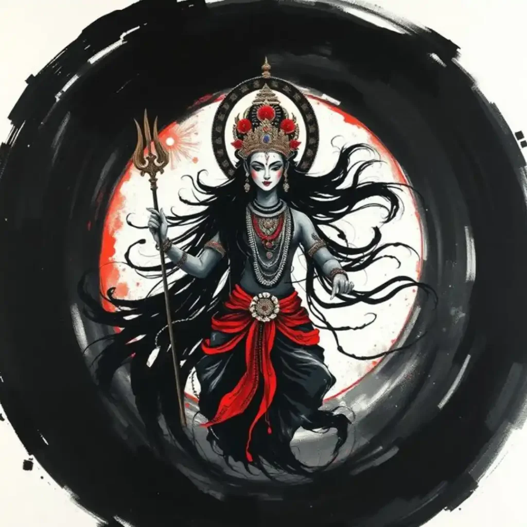 Aesthetic Durga Maa DP