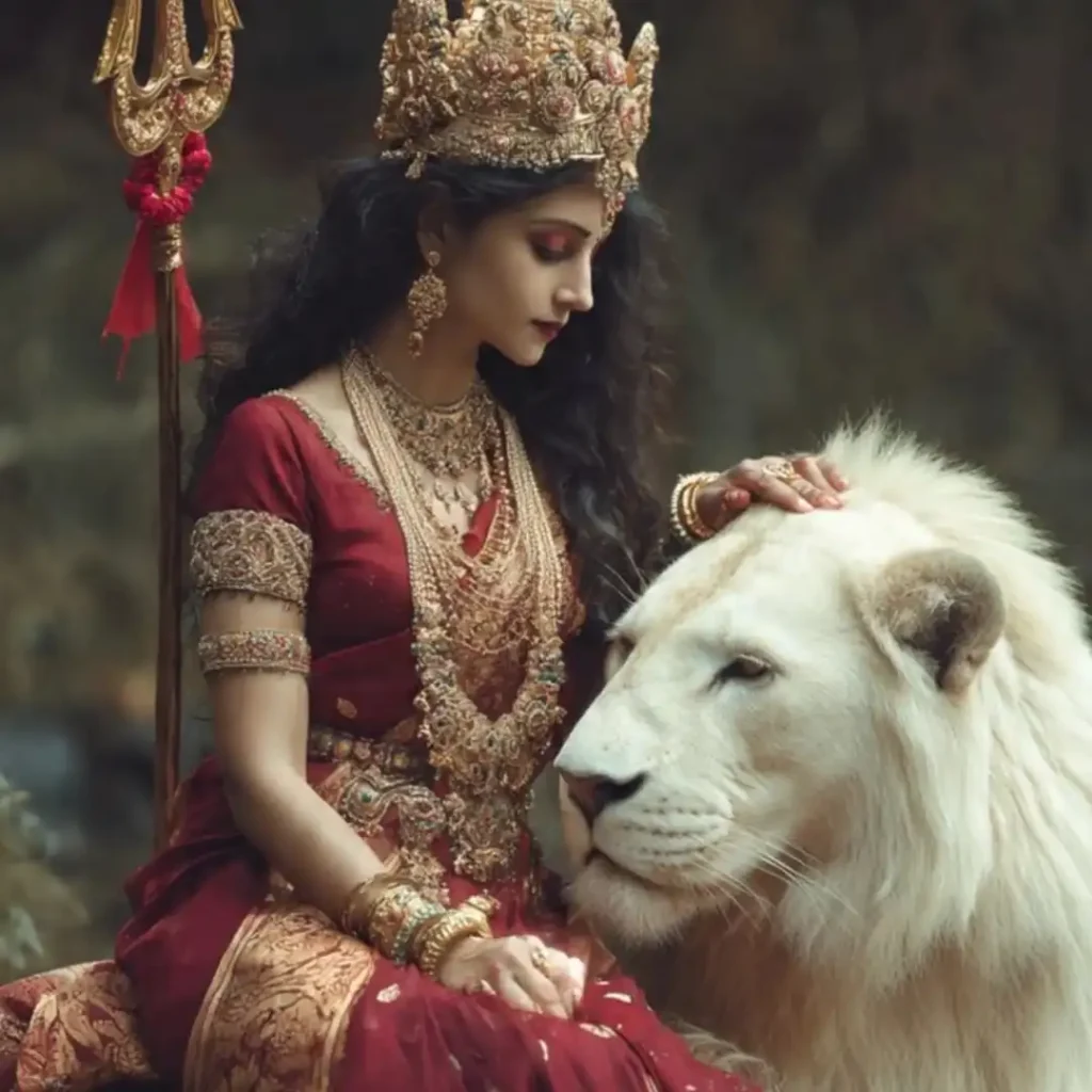 Aesthetic Durga Maa DP
