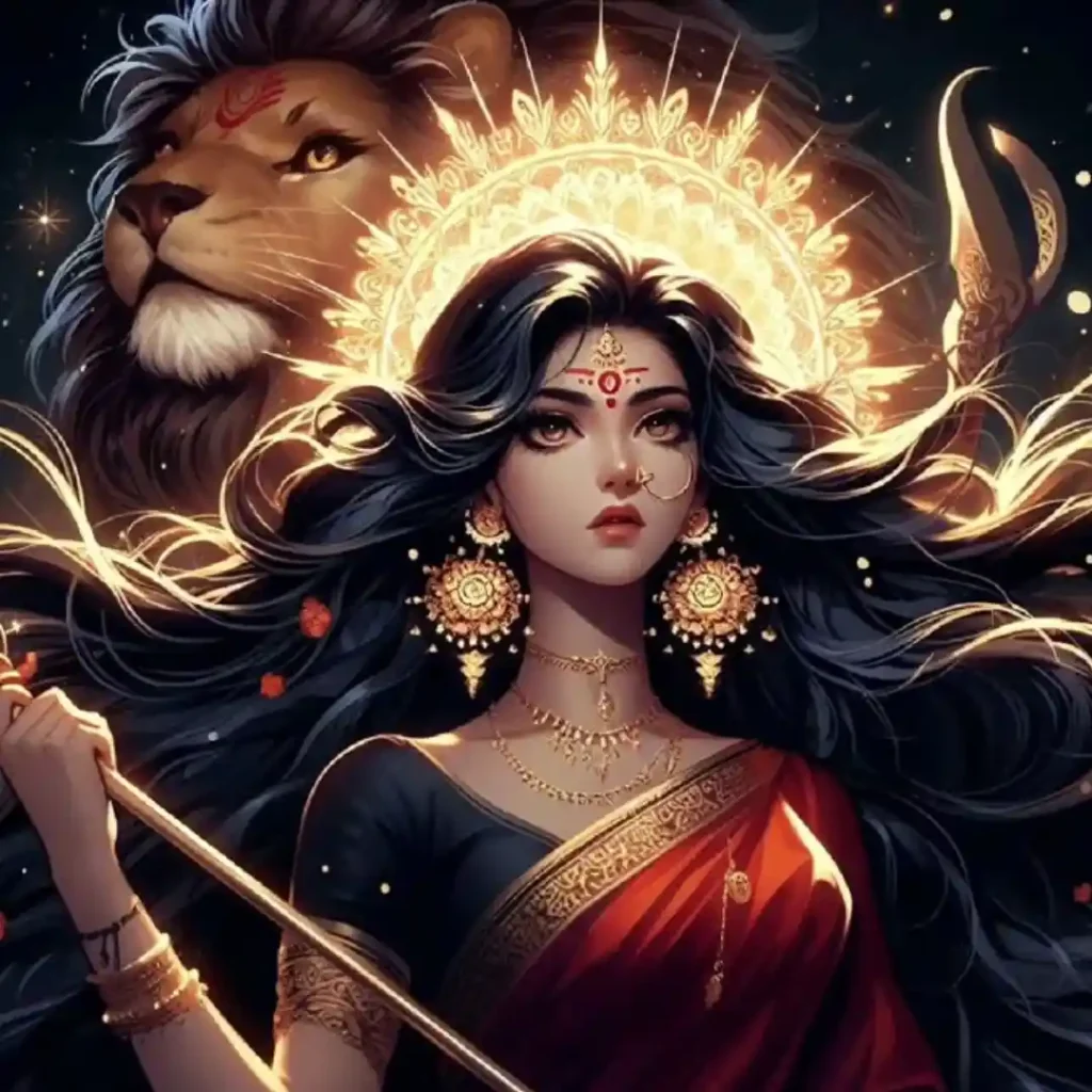 Aesthetic Durga Maa DP