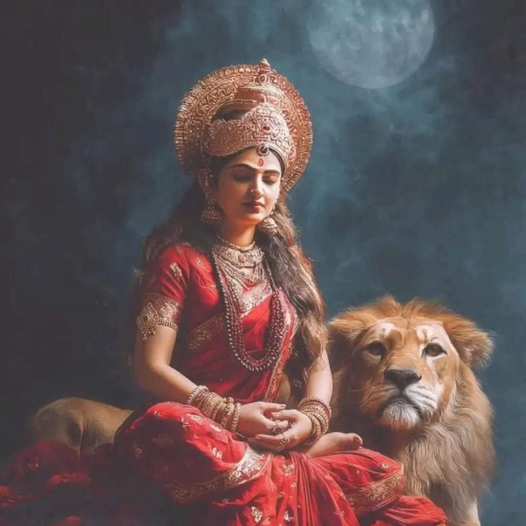 Aesthetic Durga Maa DP