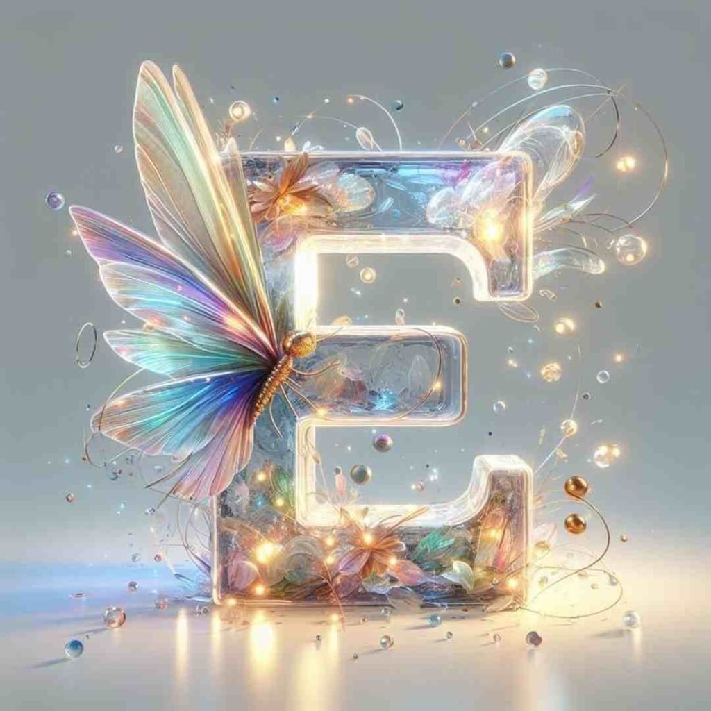 Aesthetic E Letter DP
