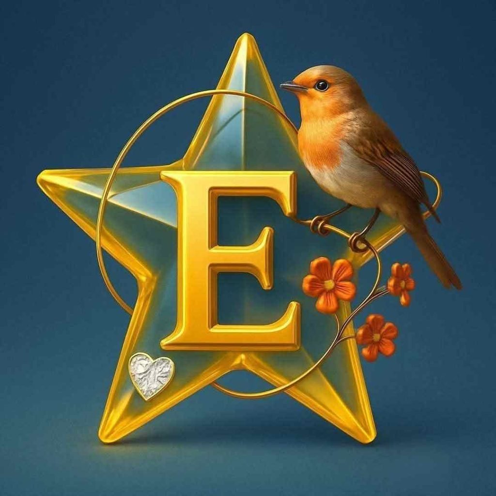 Aesthetic E Letter DP