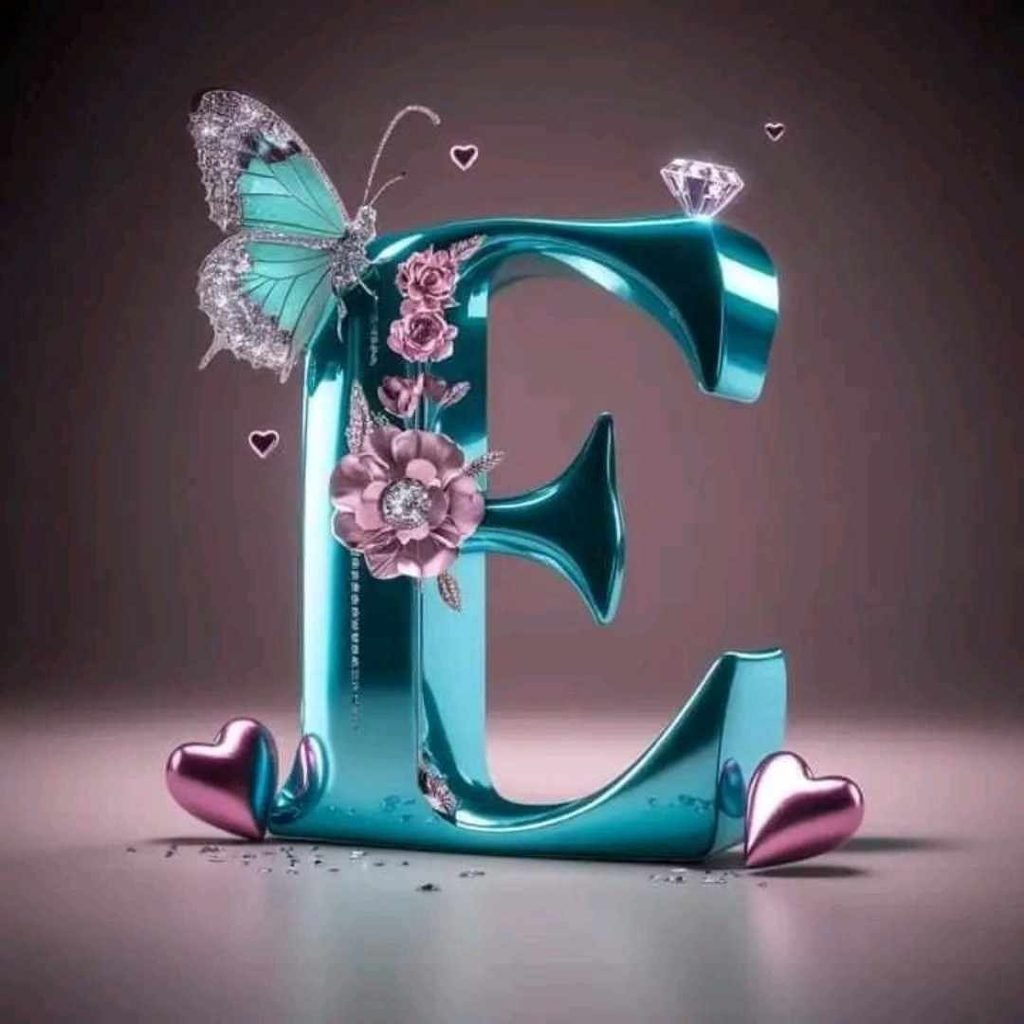 Aesthetic E Letter DP